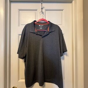 Haggar Dark Gray Polo Shirt